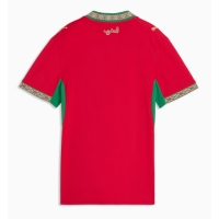 Camiseta Marruecos Primera Equipación Replica Mundial 2026 para mujer mangas cortas